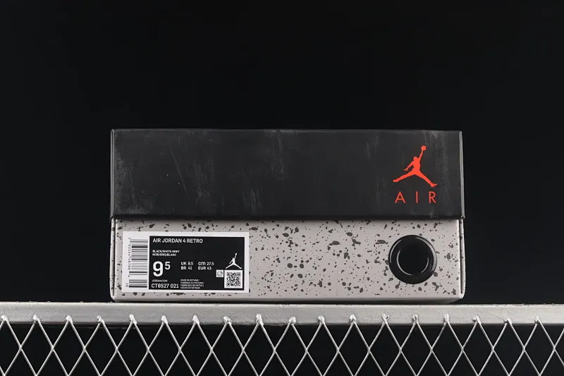 All categories Air Jordan Jordan series basketball shoes Air Jordan 4 Air Jordan 4 Retro GS "Light Smoke Grey" AJ4 Joe 4 white smoke gray basketball shoes CT8527-021